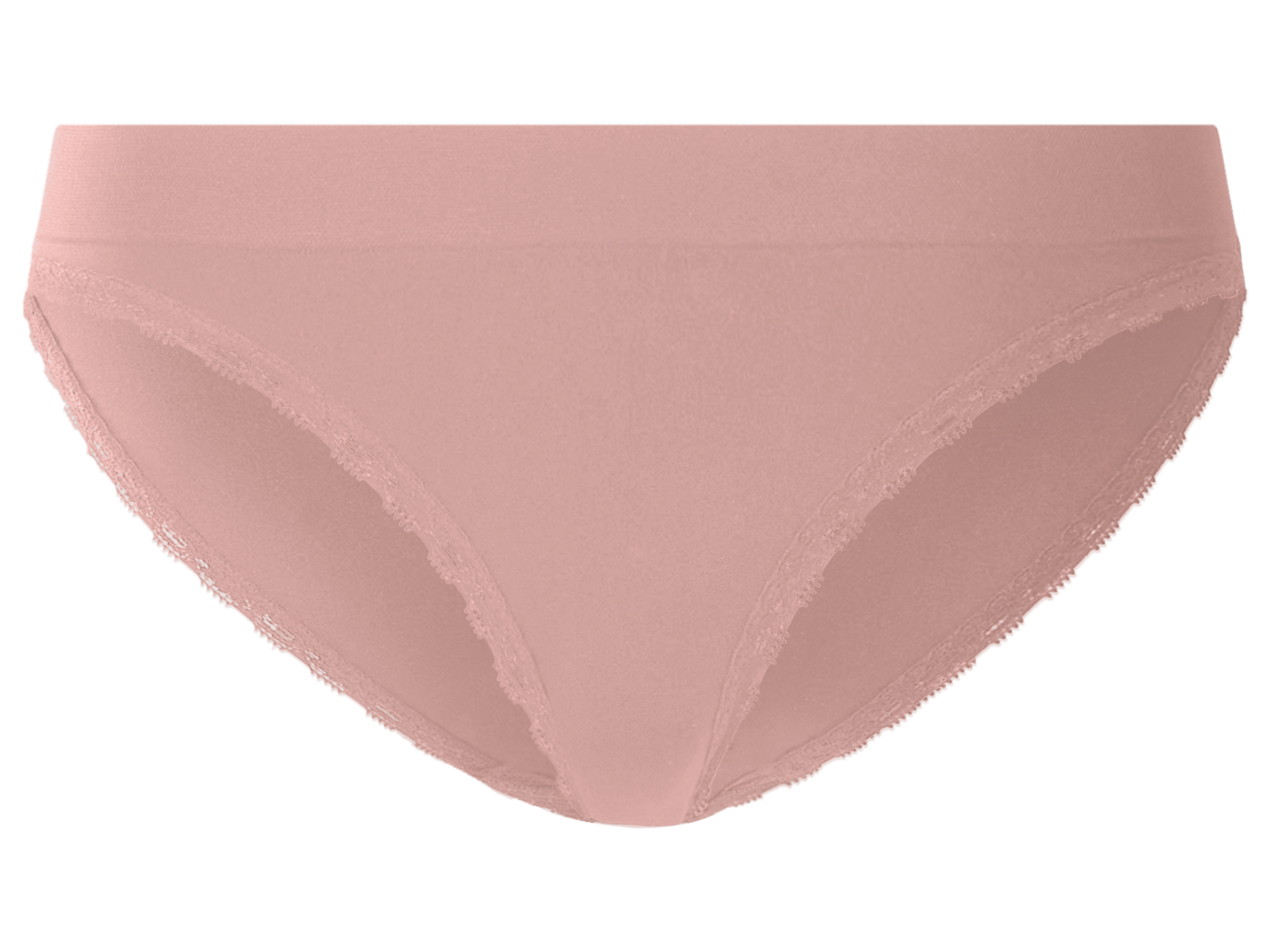 esmara® Dámske nohavičky s čipkou, 3 kusy (bledoružová, M (40/42))