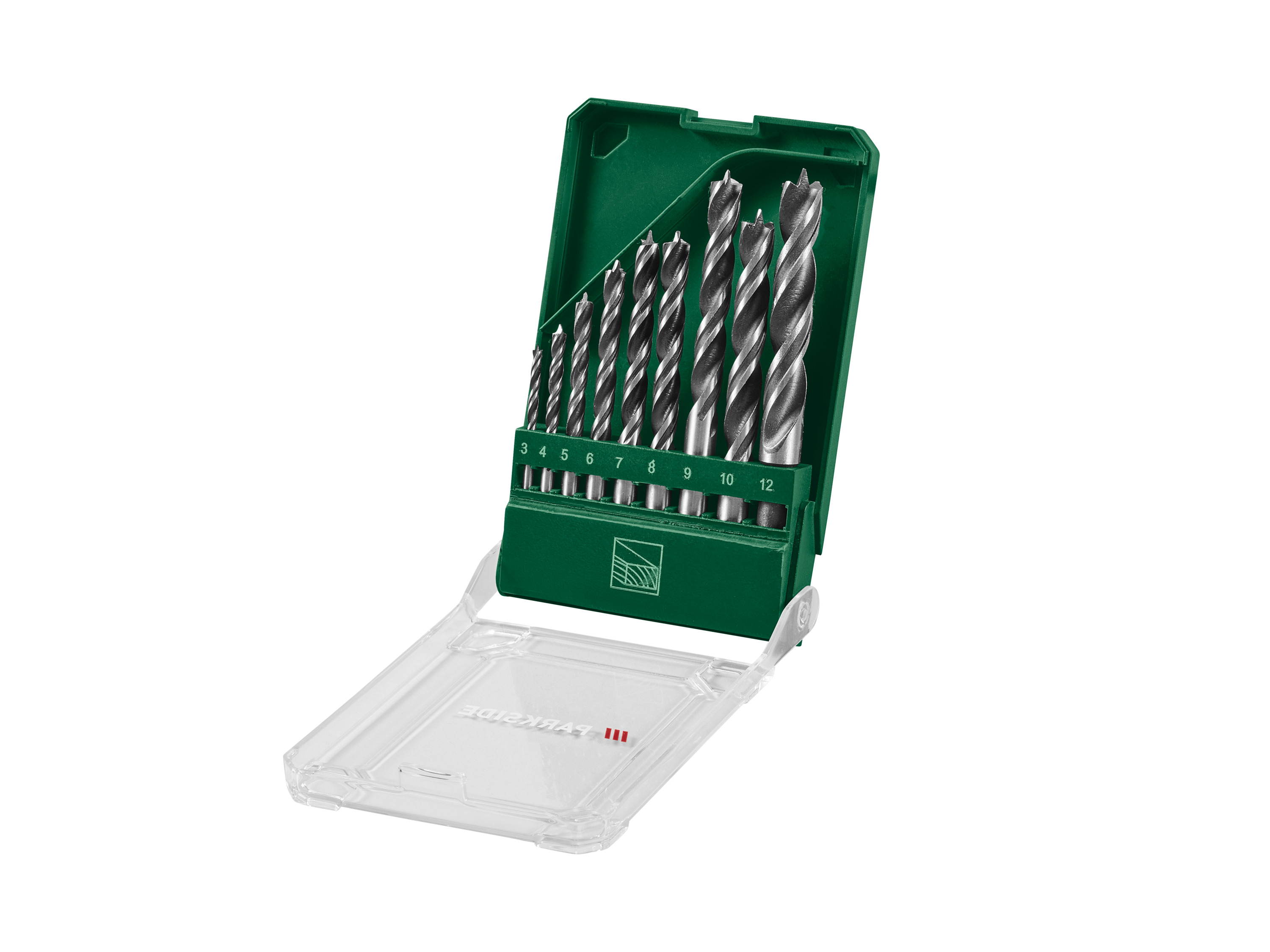 PARKSIDE® Súprava vrtákov (súprava vrtákov do dreva, 9-dielna)