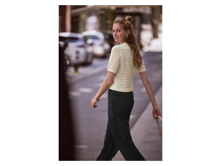esmara® Dámske nohavice Wide leg (čierna, S (36/38))