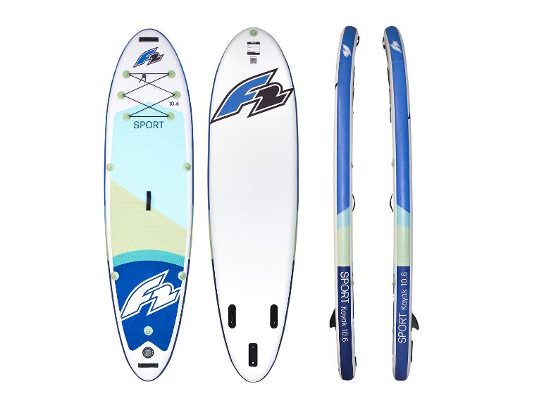 Nafukovací paddleboard F2 Sport Kayak 10.6: doska a pádla.