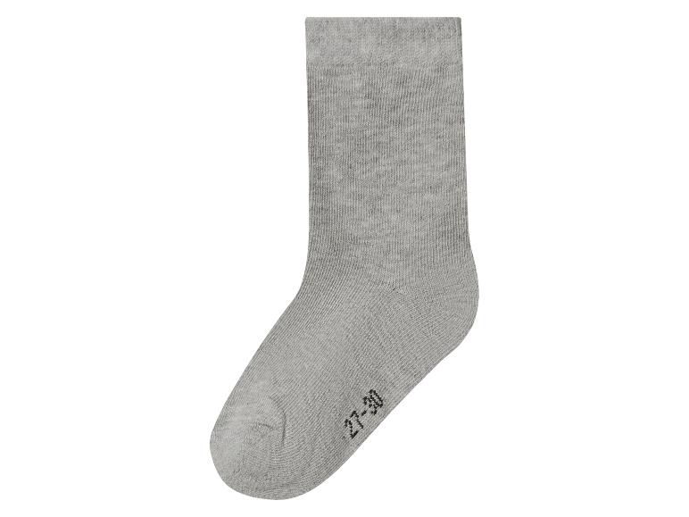 lupilu® Detské ponožky, 10 párov (sivá/čierna, 19-22)