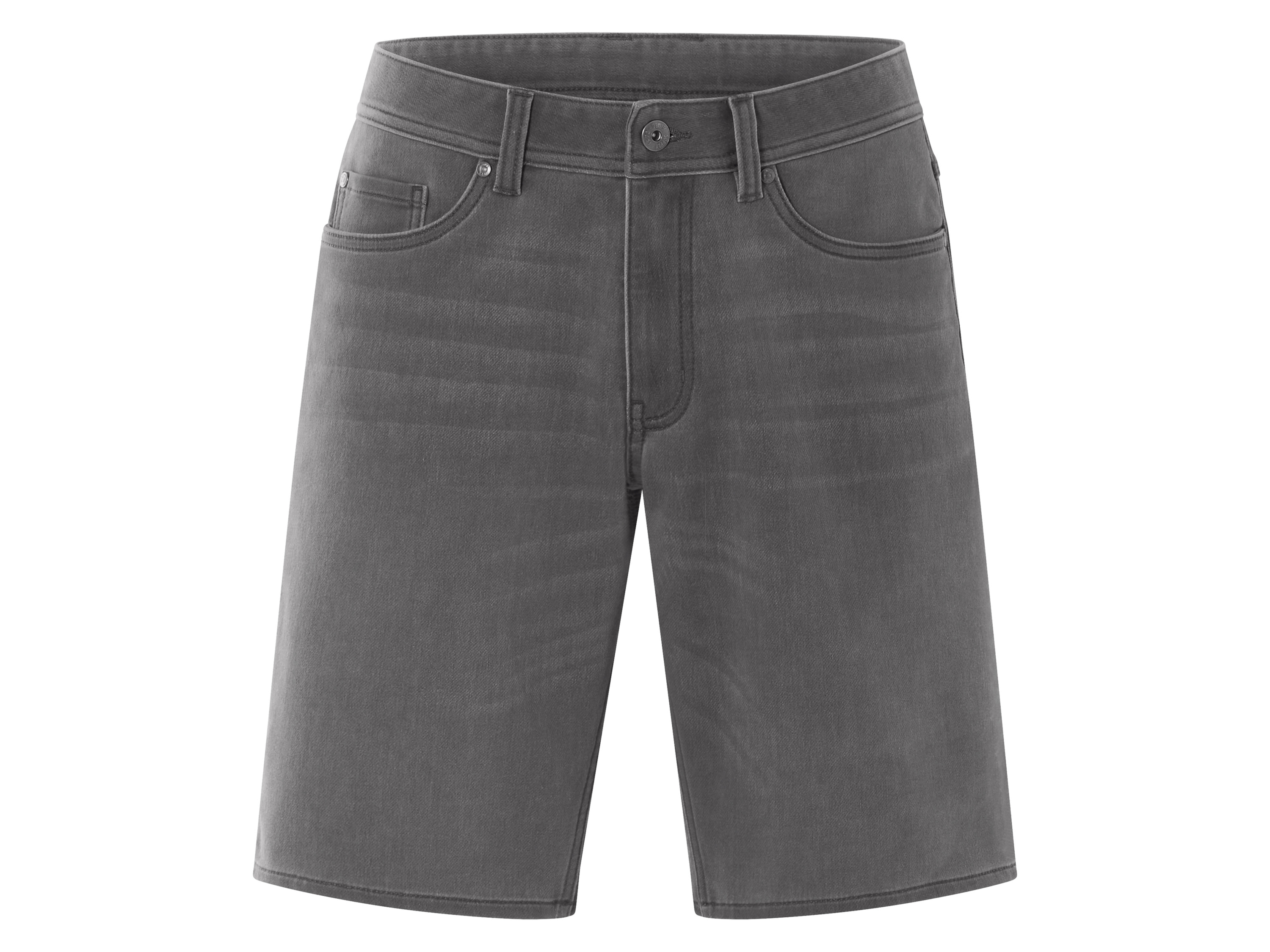 LIVERGY® Pánske denimové bermudy (sivá, 54)