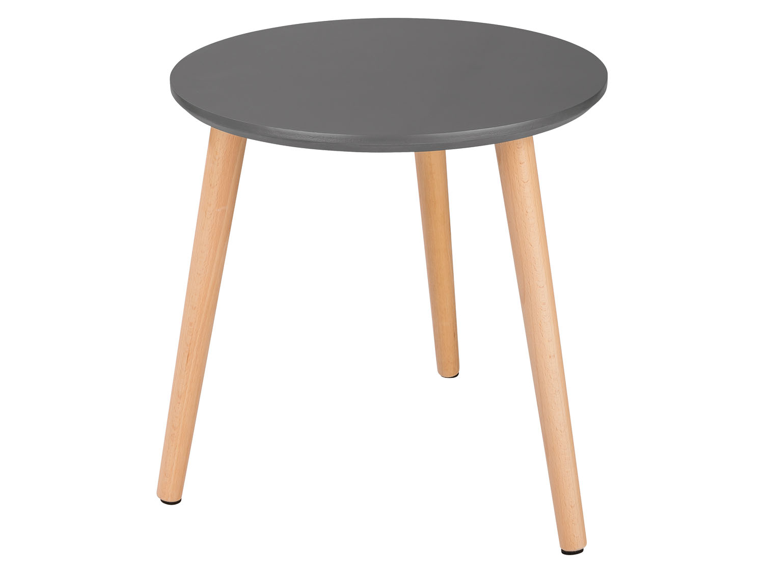 LIVARNO home Stolík, Ø 40 cm (antracitová)