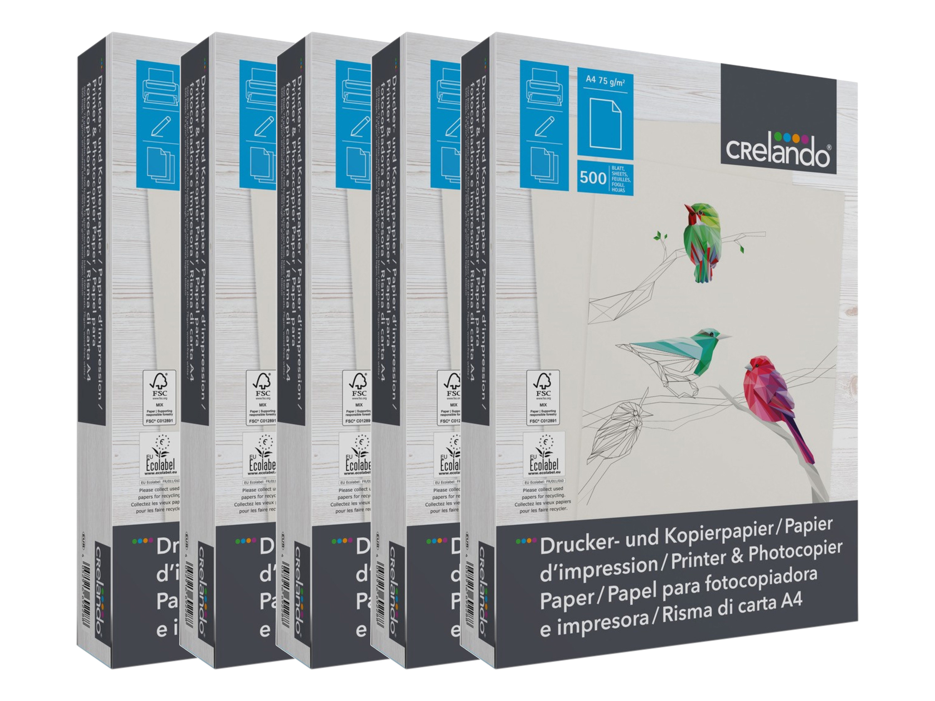 crelando® Kancelársky papier A4, 500 listov