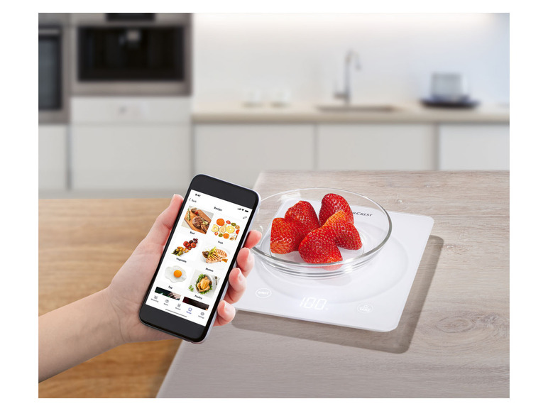 Prejsť na zobrazenie na celú obrazovku: SILVERCREST® KITCHEN TOOLS Kuchynská váha Bluetooth® Smart – obrázok 2