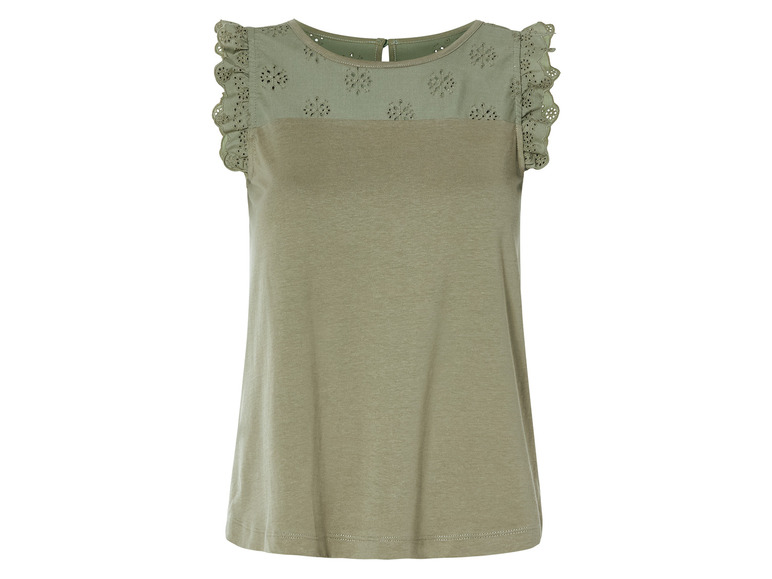 esmara® Dámsky top (XS (32/34), olivová)