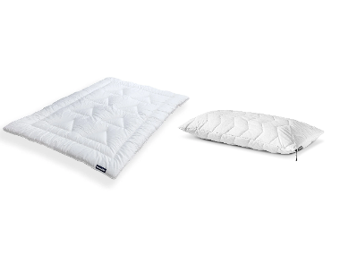 Dunlopillo Prešívaná prikrývka Life, 135 x 200 cm + Prémiový vankúš Life, 40 x 80 cm