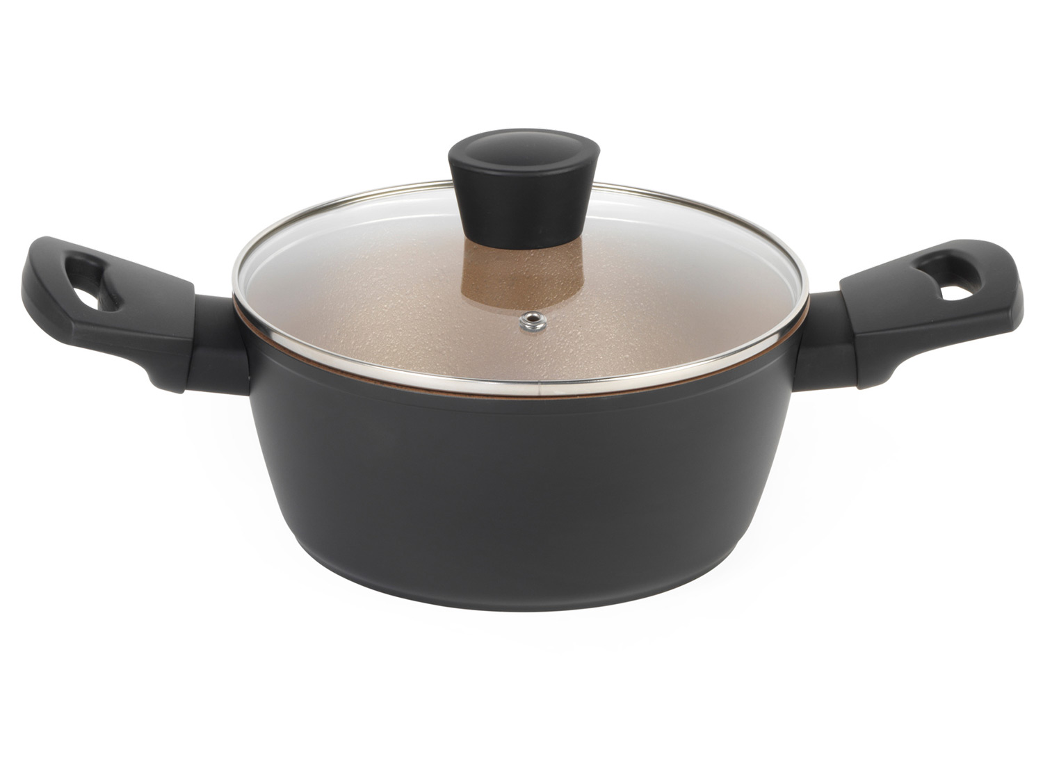 Russell Hobbs Hliníkový hrniec Opulence, čierny/zlatý (20 cm)