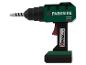 Vŕtačka/skrutkovač Parkside X20V Team, zelená a čierna.