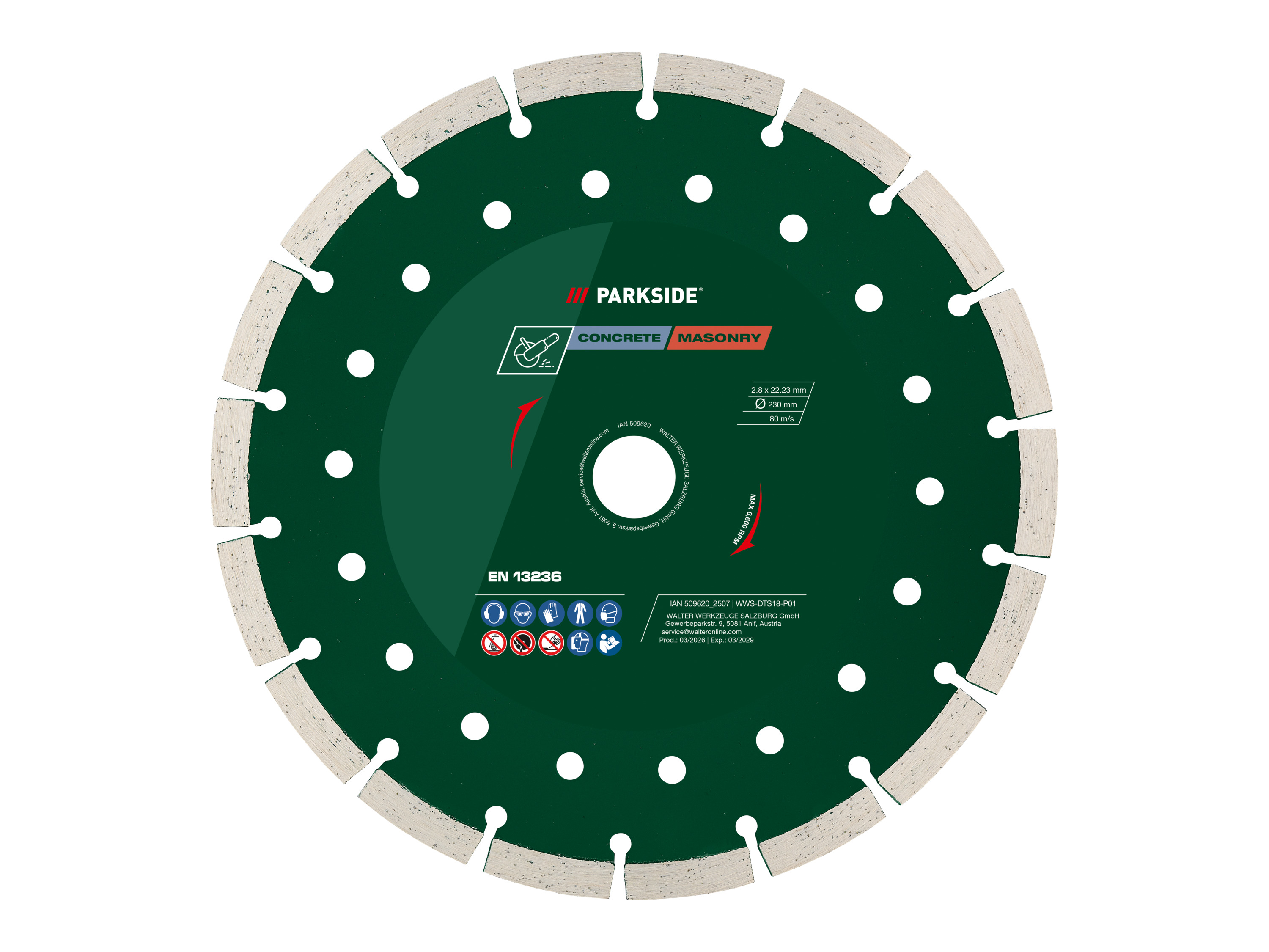 PARKSIDE® Súprava rezných kotúčov/Diamantový rezný kotúč (diamantový rezný kotúč)