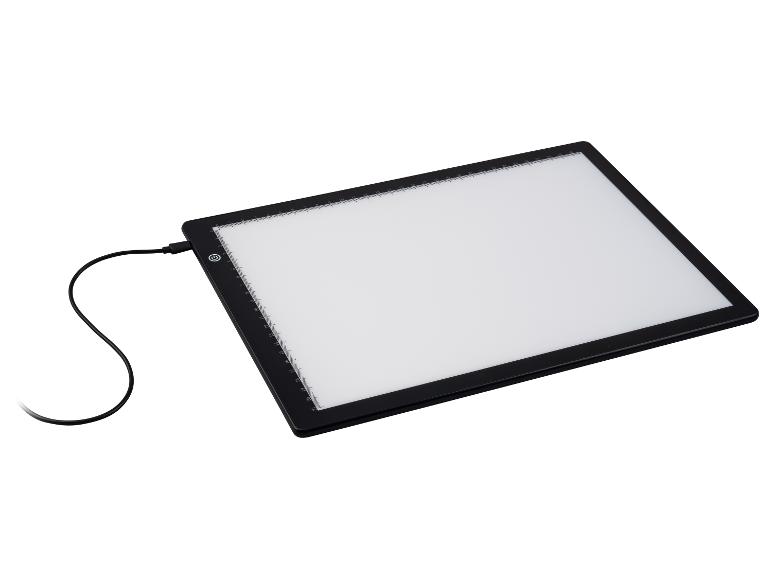 LED svetelná podložka s USB káblom na kreslenie a obkresľovanie.