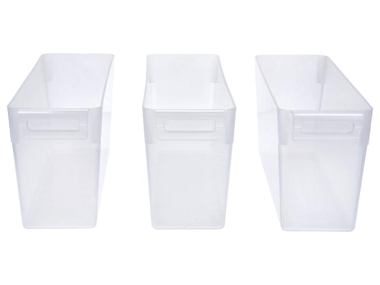 SILVERCREST® Organizéry do chladničky, M, 3 kusy