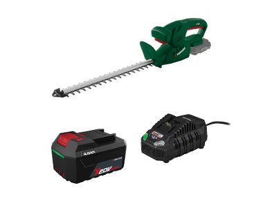 PARKSIDE® Aku nožnice na živý plot PAHS 35 A1 + Akumulátor 20 V/4 Ah PAP 204 A1 + Rýchlonabíjačka akumulátora 20 V/4,5 A PLG 20 C3
