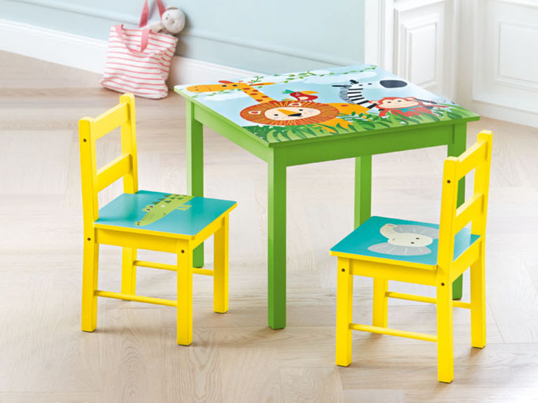 Prejsť na zobrazenie na celú obrazovku: LIVARNO home Detský stôl s 2 stoličkami – obrázok 4