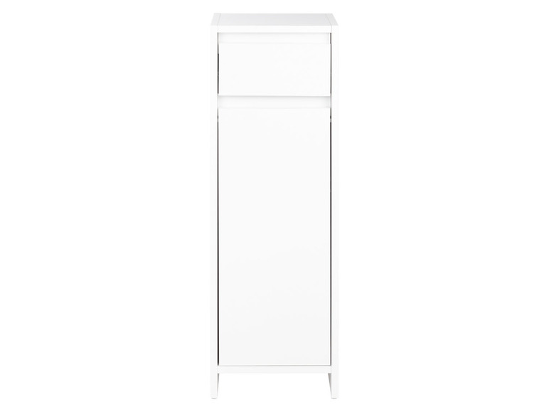 Prejsť na zobrazenie na celú obrazovku: LIVARNO home Kúpeľňová skrinka Oslo s košom na bielizeň, biela – obrázok 4