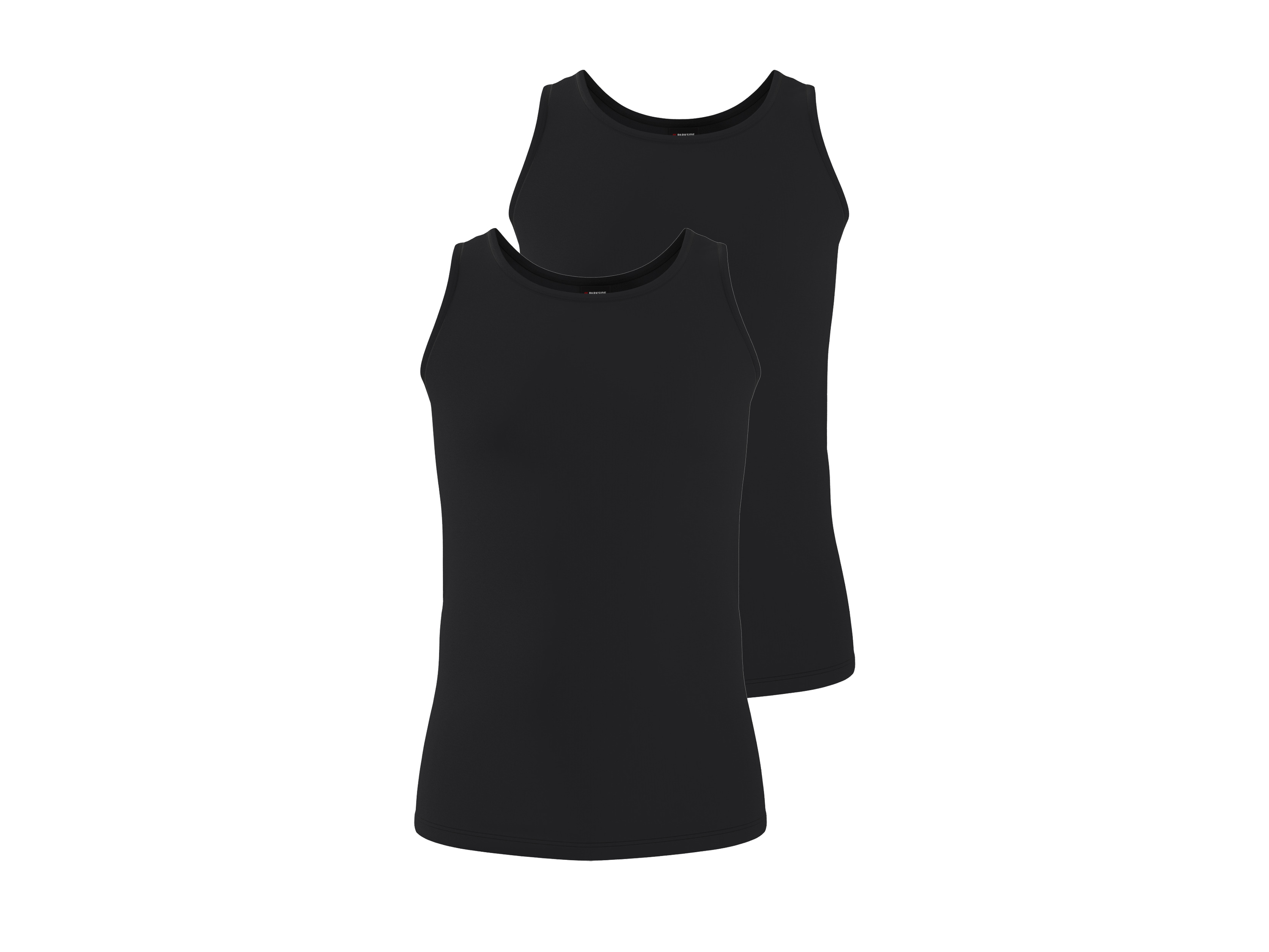 PARKSIDE® Pánske tielko, 2 kusy (čierna, XXL)