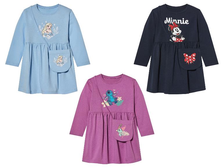Šaty pre dievčatá s Disney motívmi: Frozen, Minnie a Stitch.
