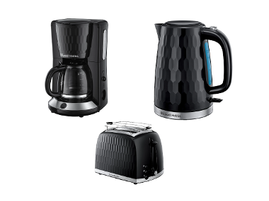 RUSSELL HOBBS Hriankovač Honeycomb 26061-56 + Rýchlovarná kanvica Honeycomb, 1,7 l + Kávovar Honeycomb 27011-56