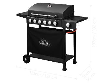 GRILLMEISTER Plynový gril 6+1