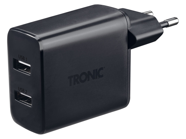 Prejsť na zobrazenie na celú obrazovku: TRONIC Dvojitá nabíjačka USB-A TWL 24 A1 – obrázok 1