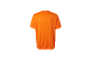 Oranžové krátke tričko, pohľad zozadu.