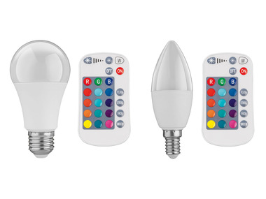LIVARNO home LED žiarovka s efektom striedania farieb E27/E14