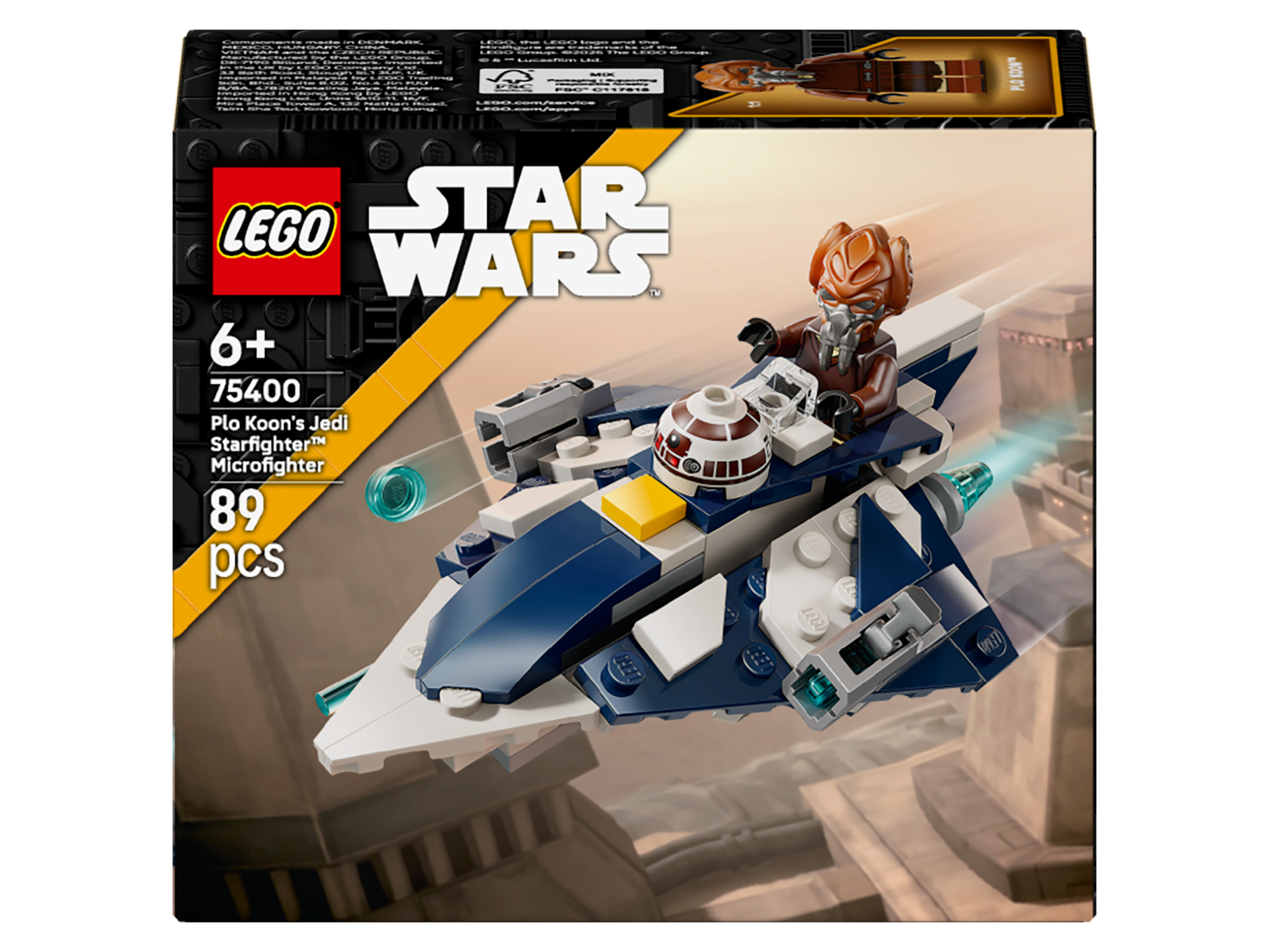 LEGO Star Wars 75400 Plo Koon a jeho jediská mikrostíhačka