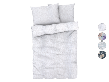 LIVARNO home Posteľná bielizeň zo saténového mikrovlákna, 200 x 220 cm