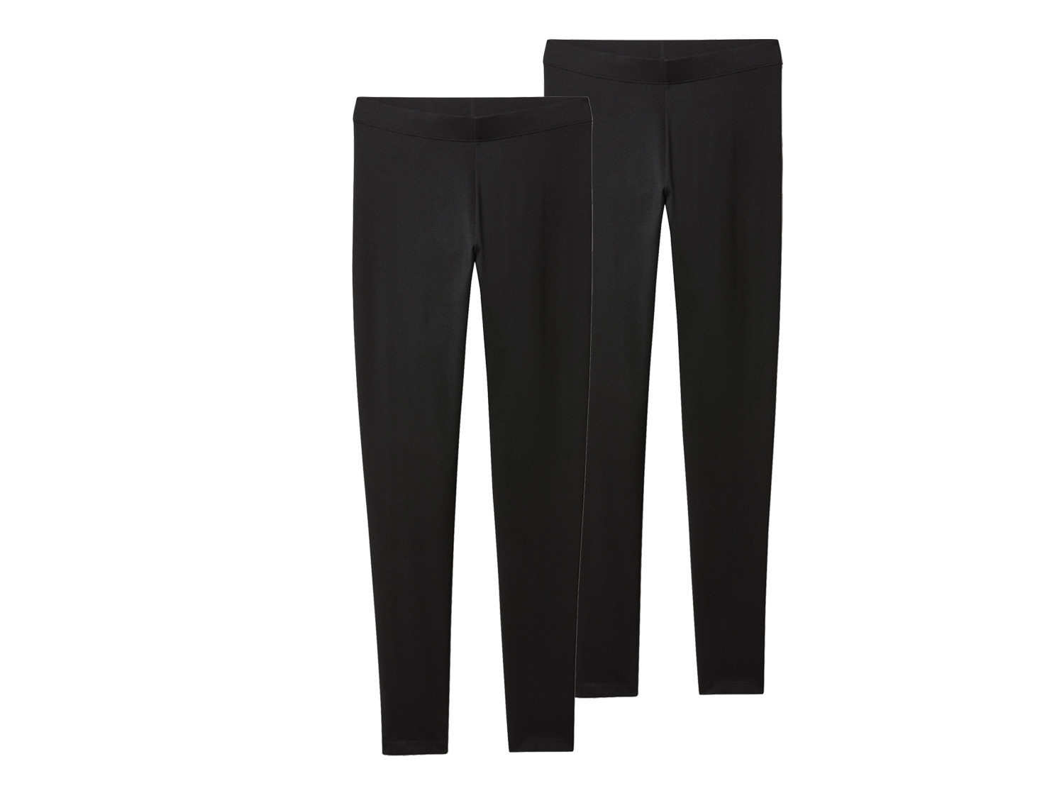 esmara® Dámske legíny, 2 kusy (čierna, XS (32/34))
