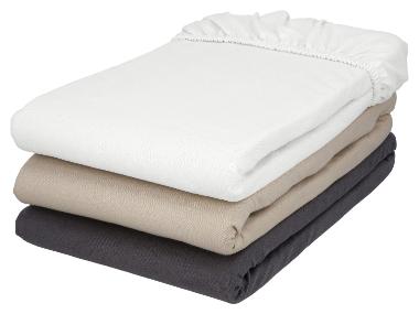 LIVARNO® Napínacia plachta z jemného flanelu, 180 – 200 x 200 cm