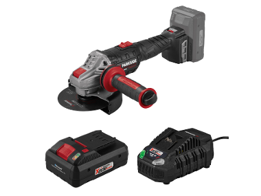 PARKSIDE PERFORMANCE® Aku uhlová brúska 20 V PPWSA 20 Li A1 + Smart akumulátor 20 V/4 Ah + Rýchlonabíjačka akumulátora 20 V/4,5 A