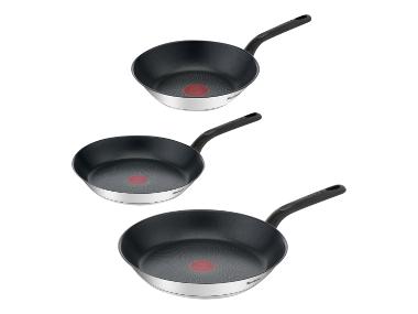 TEFAL Súprava nerezových panvíc Duetto Bakelite, 3-dielna.