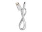 Biely USB-C na USB kábel.