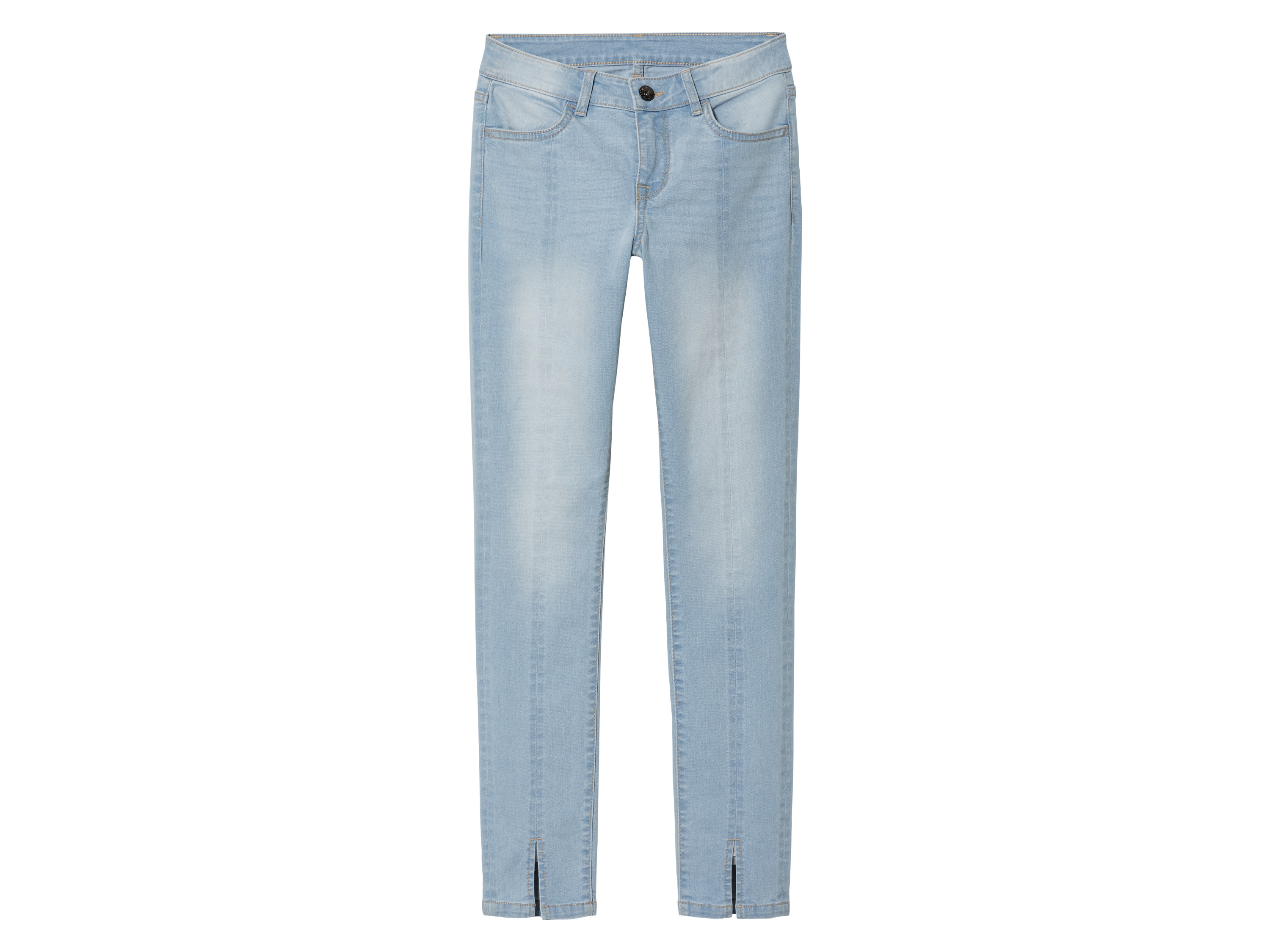 pepperts!® Dievčenské rifle „Skinny Fit“ (bledomodrá, 140)