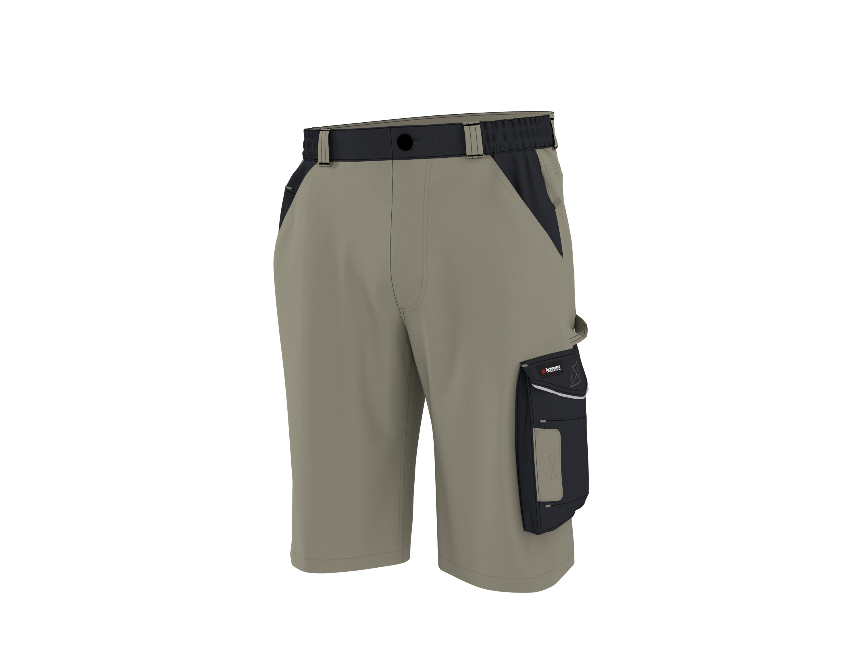 PARKSIDE® Pánske pracovné šortky (béžová, 52)