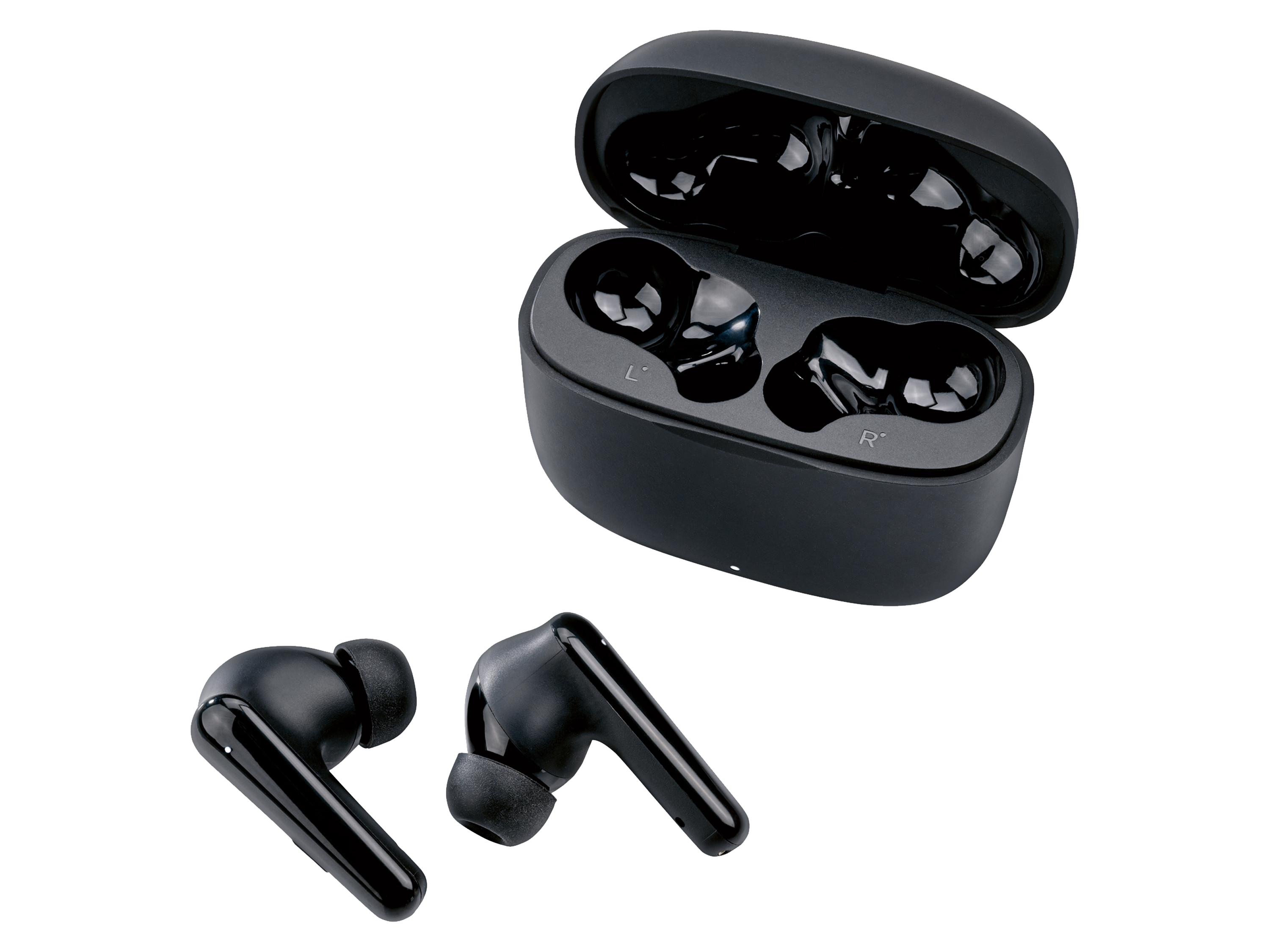 TRONIC® Bezdrôtové Bluetooth® slúchadlá do uší (čierna)