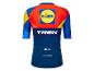 Cyklistické dres Trek, Lidl, Santini a Bontrager.