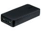 Čierny Tronic powerbank s USB a USB-C portami.
