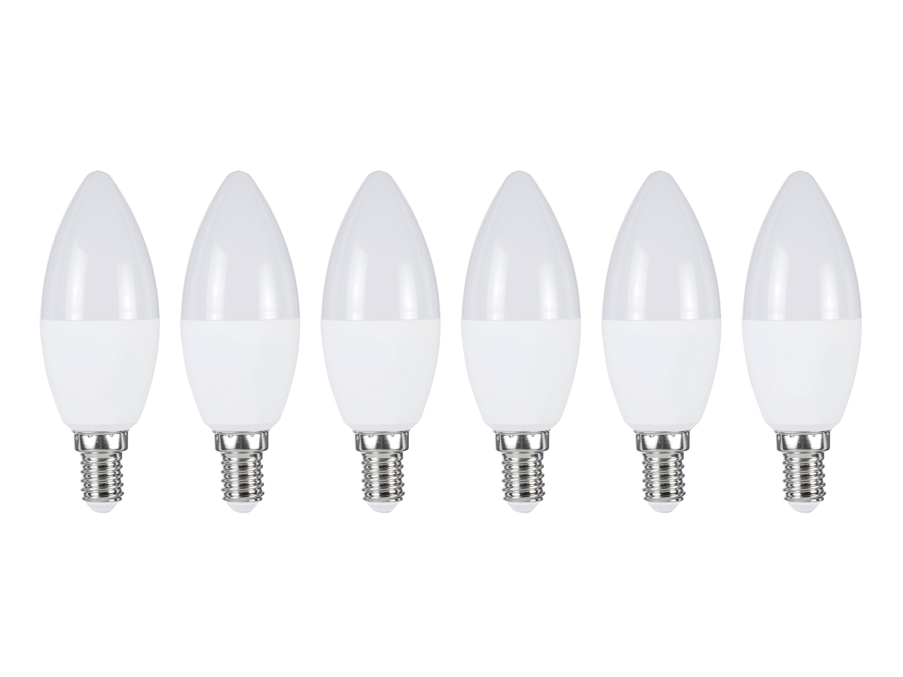 LIVARNO® LED žiarovky, 6 kusov (sviečka E14)