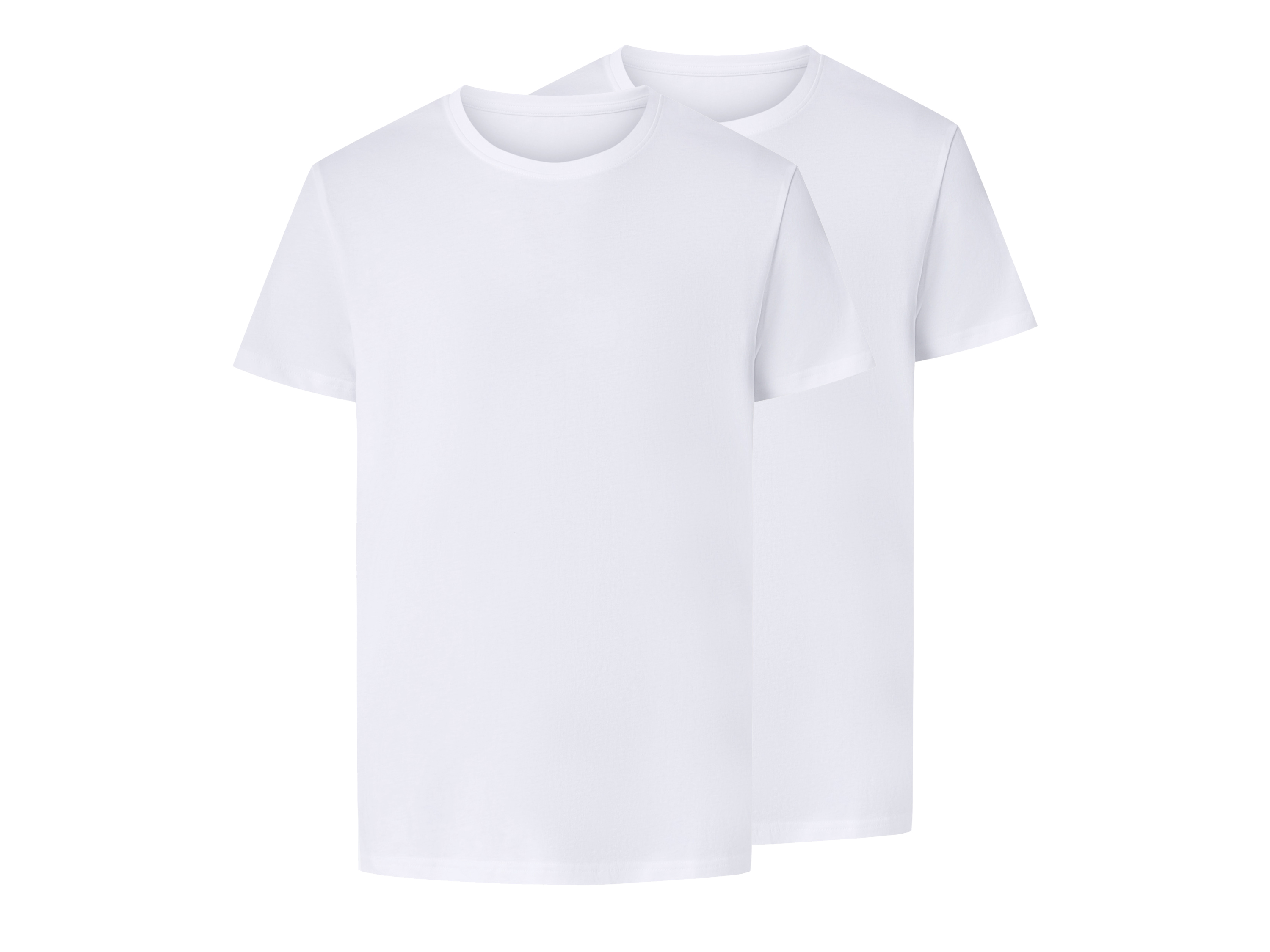 E-shop esmara Men Pánske tričko, 2 kusy (biela, S (44/46))
