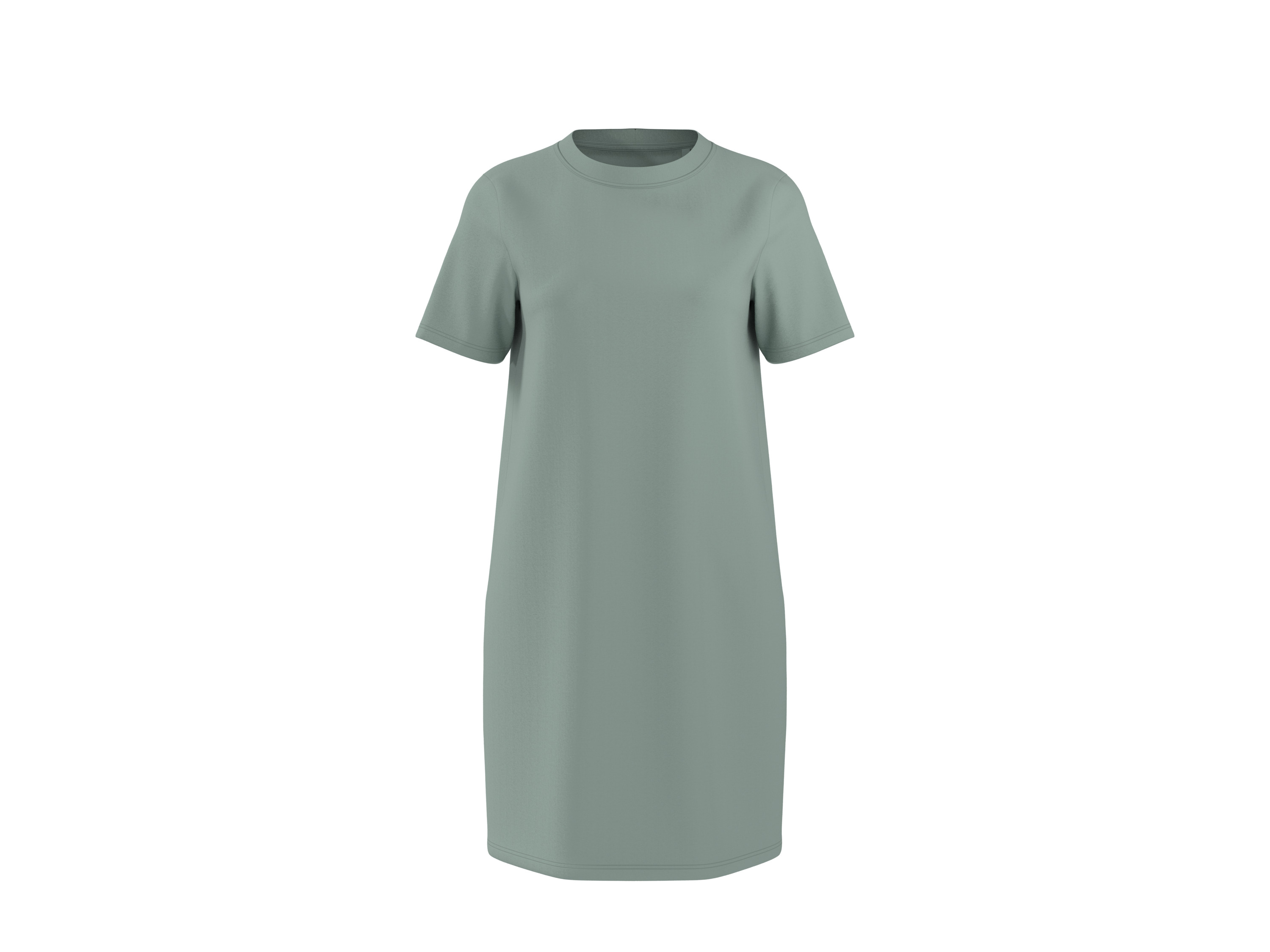 esmara® Dámske tričkové šaty (zelená, M (40/42))