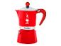 Červený kávovar Bialetti Moka Express Rainbow