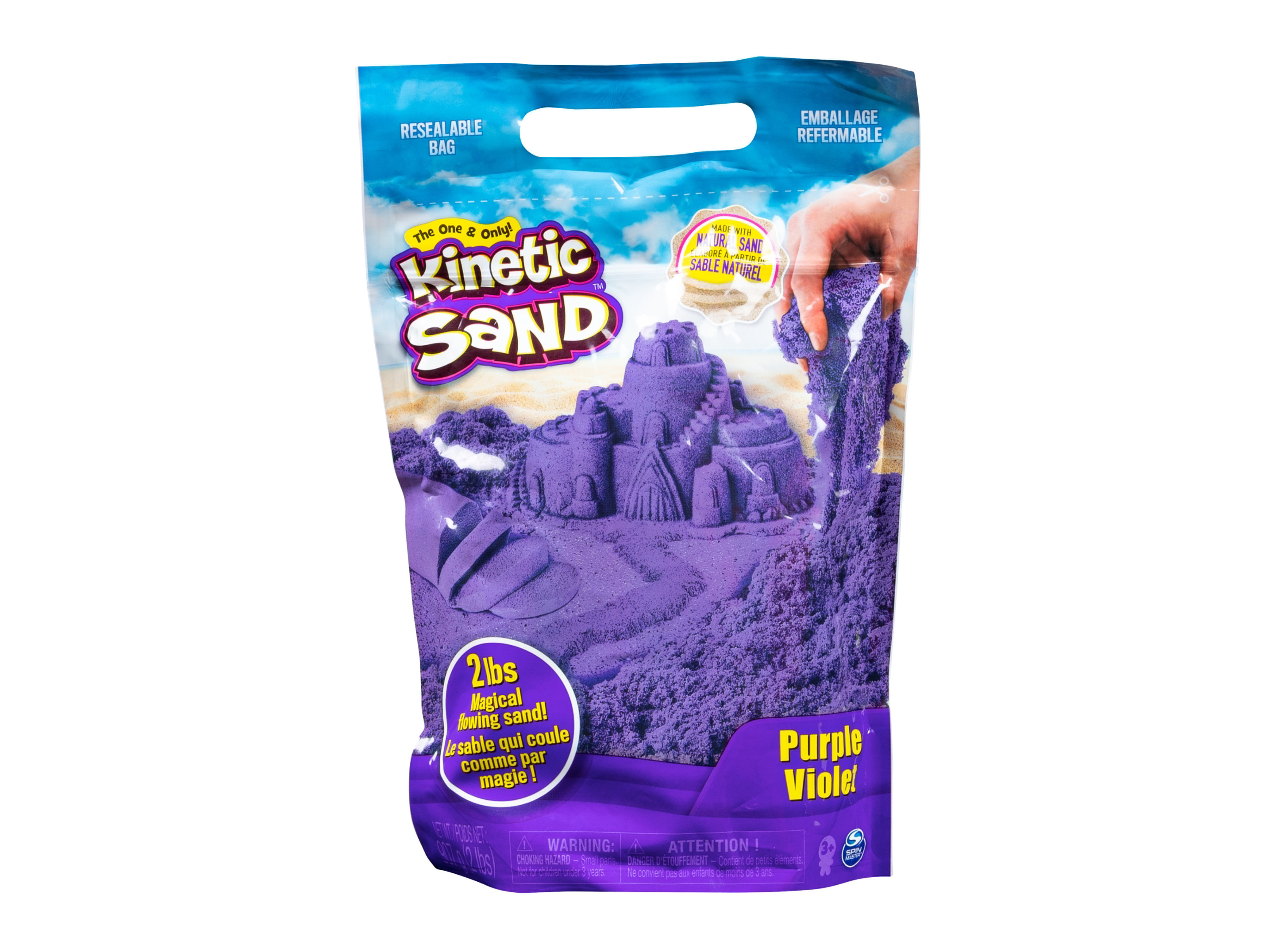 Kinetic Sand Kinetický farebný piesok (fialová)
