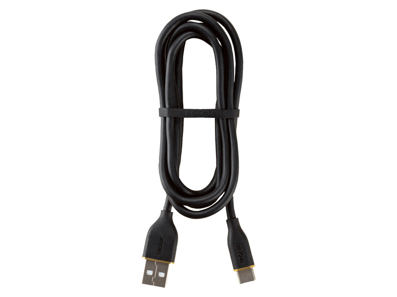 Prejsť na zobrazenie na celú obrazovku: TRONIC Nabíjací a dátový kábel USB C a USB A, 1 m – obrázok 2