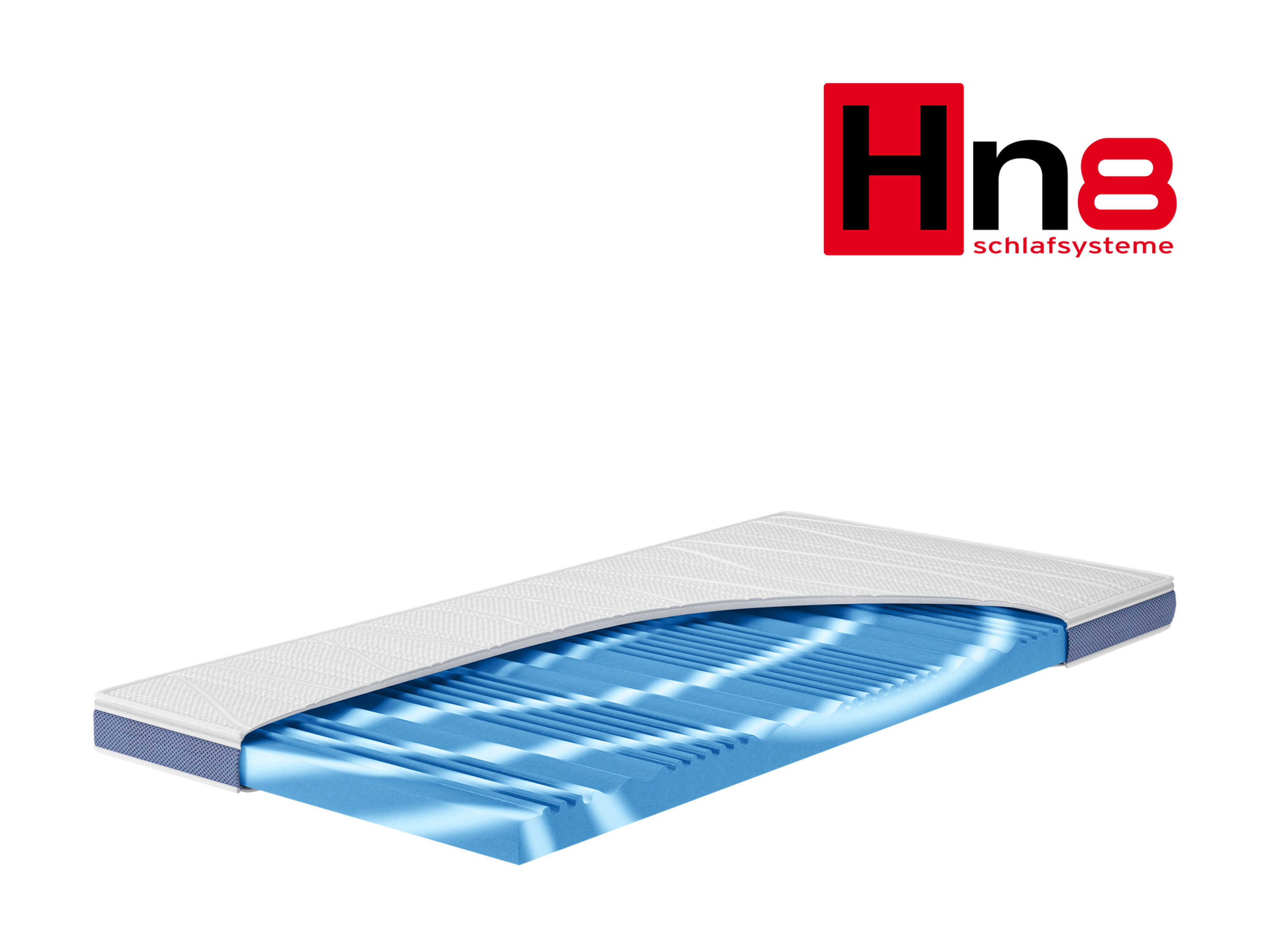 Hn8 Schlafsysteme 7-zónový vrchný gélový matrac Surf 100 (H2, 160 x 200)