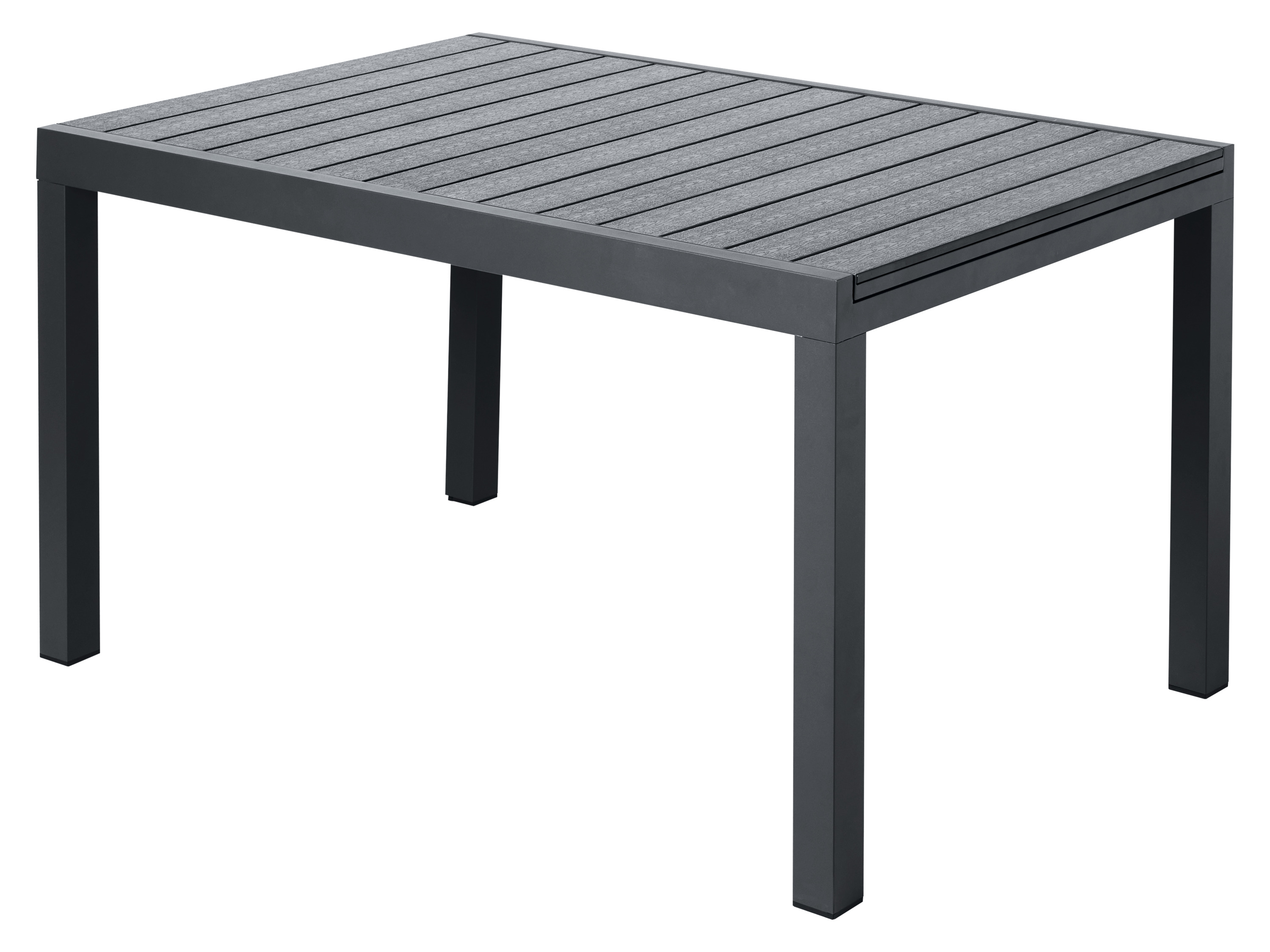 LIVARNO® Hliníkový rozkladací záhradný stôl Miami, 140 – 200 x 90 x 74 cm