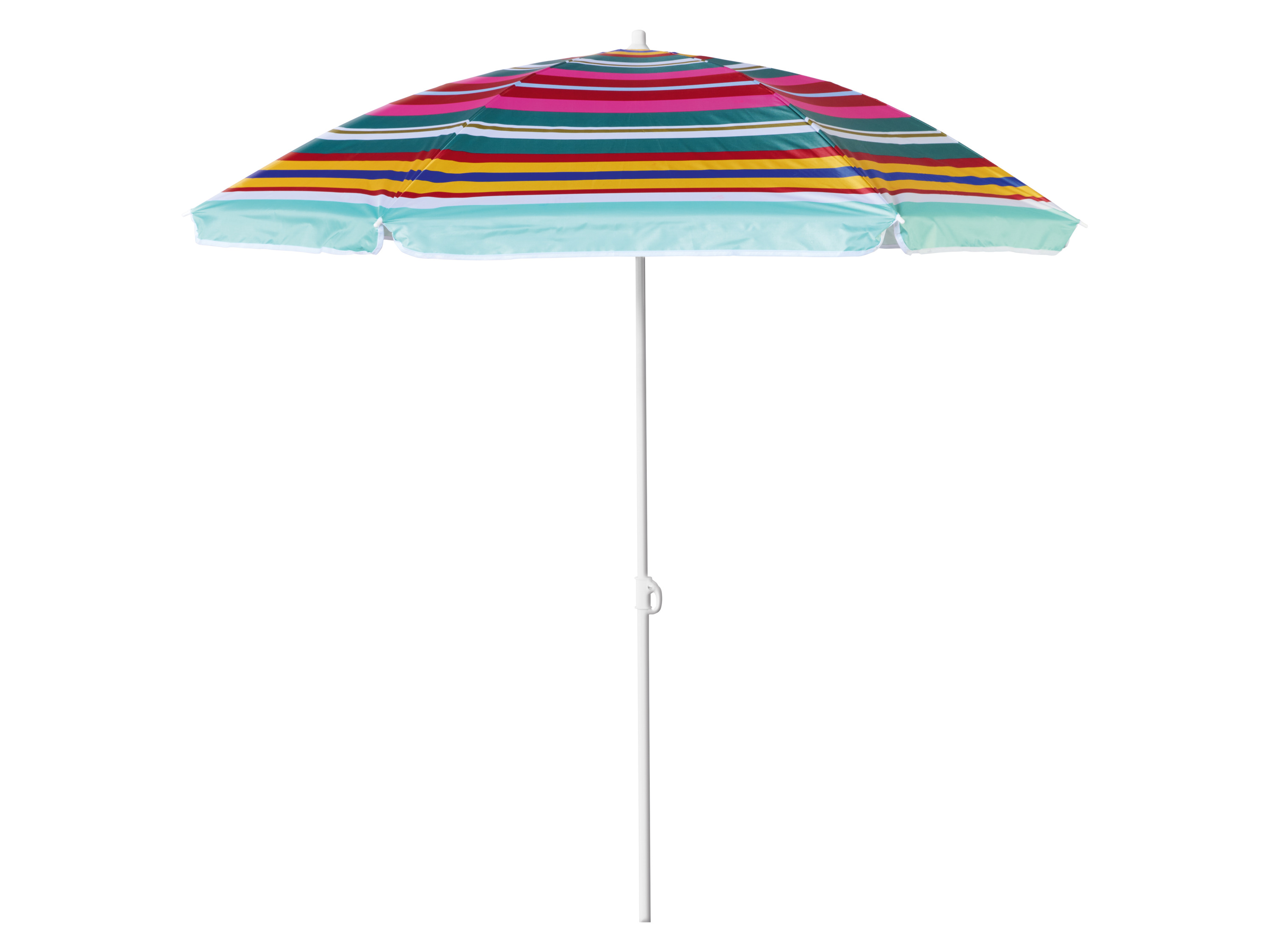 CRIVIT Slnečník, 140 cm (úzke pruhy)