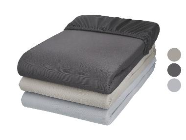 LIVARNO® Napínacia džersejová plachta z mikrovlákna, 140 – 160 x 200 cm