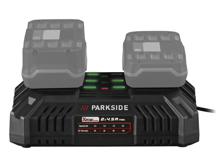 Prejsť na zobrazenie na celú obrazovku: PARKSIDE® Dvojitá nabíjačka na akumulátor 20 V/4,5 A PDLSG 20 B1 – obrázok 5