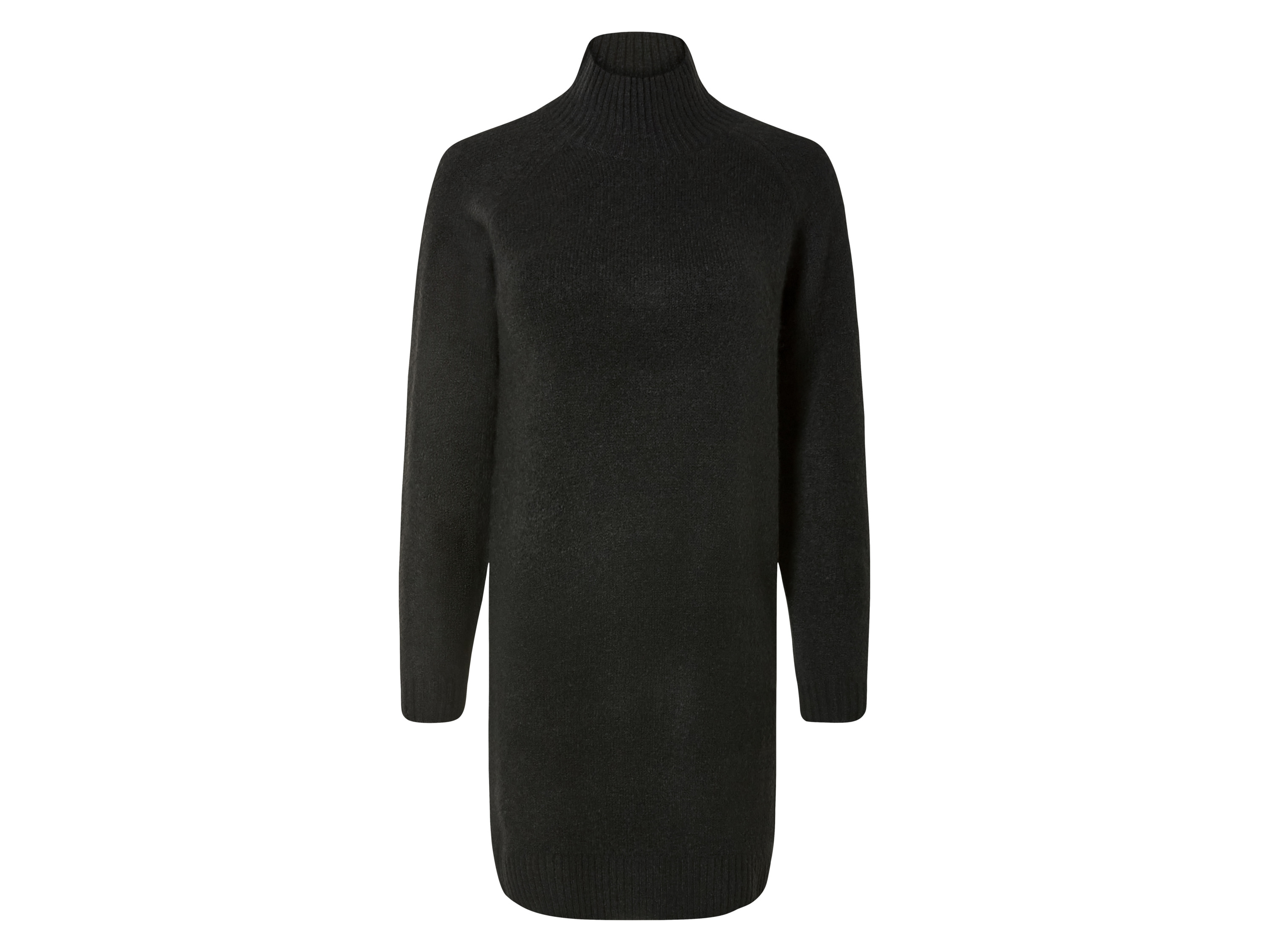 esmara® Dámske úpletové šaty (XL (48/50), čierna)